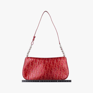 Secondhand Christian Dior Malice pearl Red Leather  shoulderbag | stylenewstar