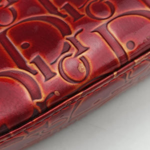 Secondhand Christian Dior Malice pearl Red Leather  shoulderbag | stylenewstar