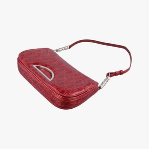 Secondhand Christian Dior Malice pearl Red Leather  shoulderbag | stylenewstar