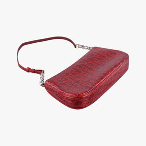 Secondhand Christian Dior Malice pearl Red Leather  shoulderbag | stylenewstar
