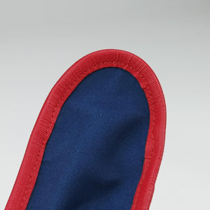 Pre-owned Gucci kids half moon bag Blue×Red nylon 611686 shoulderbag | stylenewstar