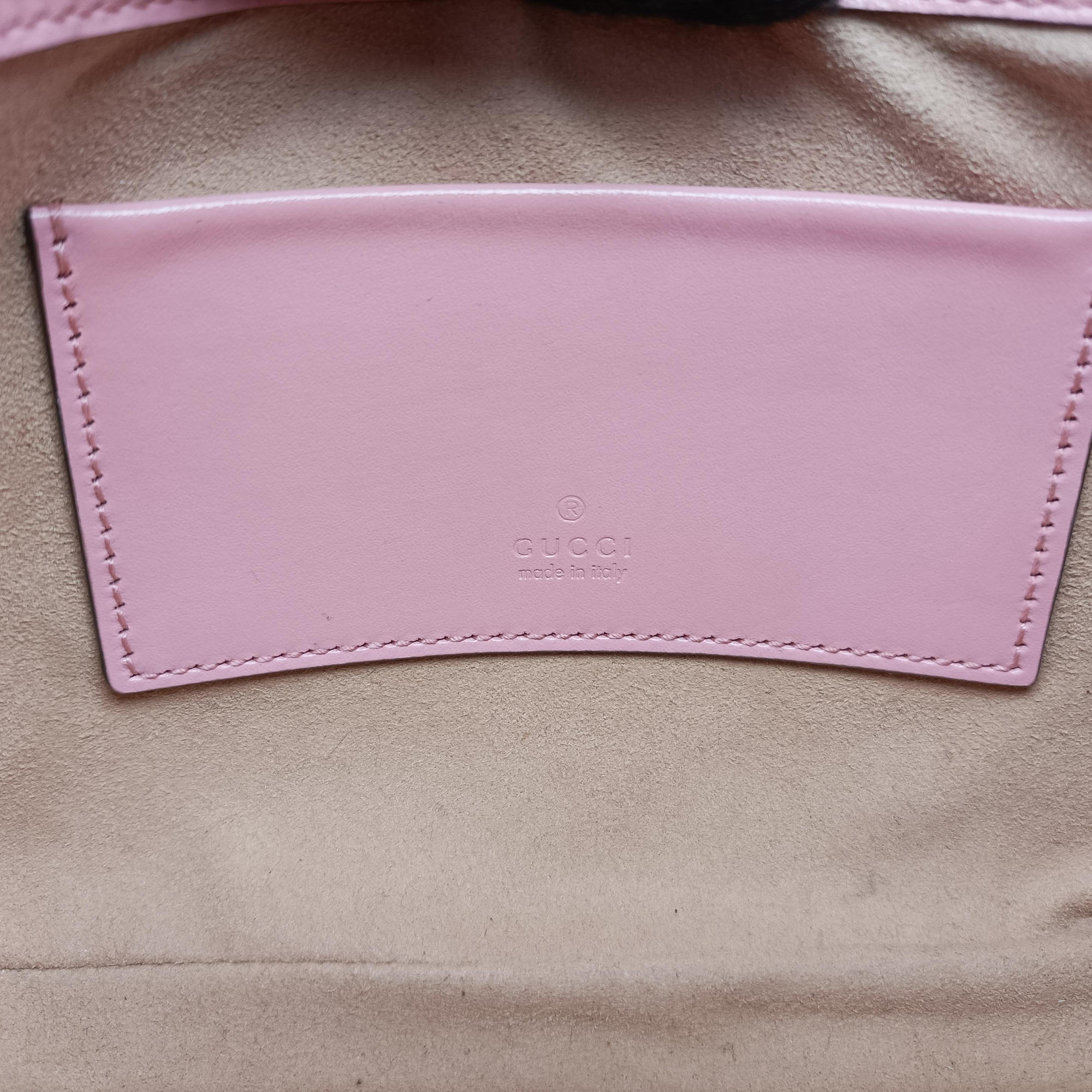 Secondhand Gucci JACKIE 1961 Pink Leather 637091 shoulderbag | stylenewstar