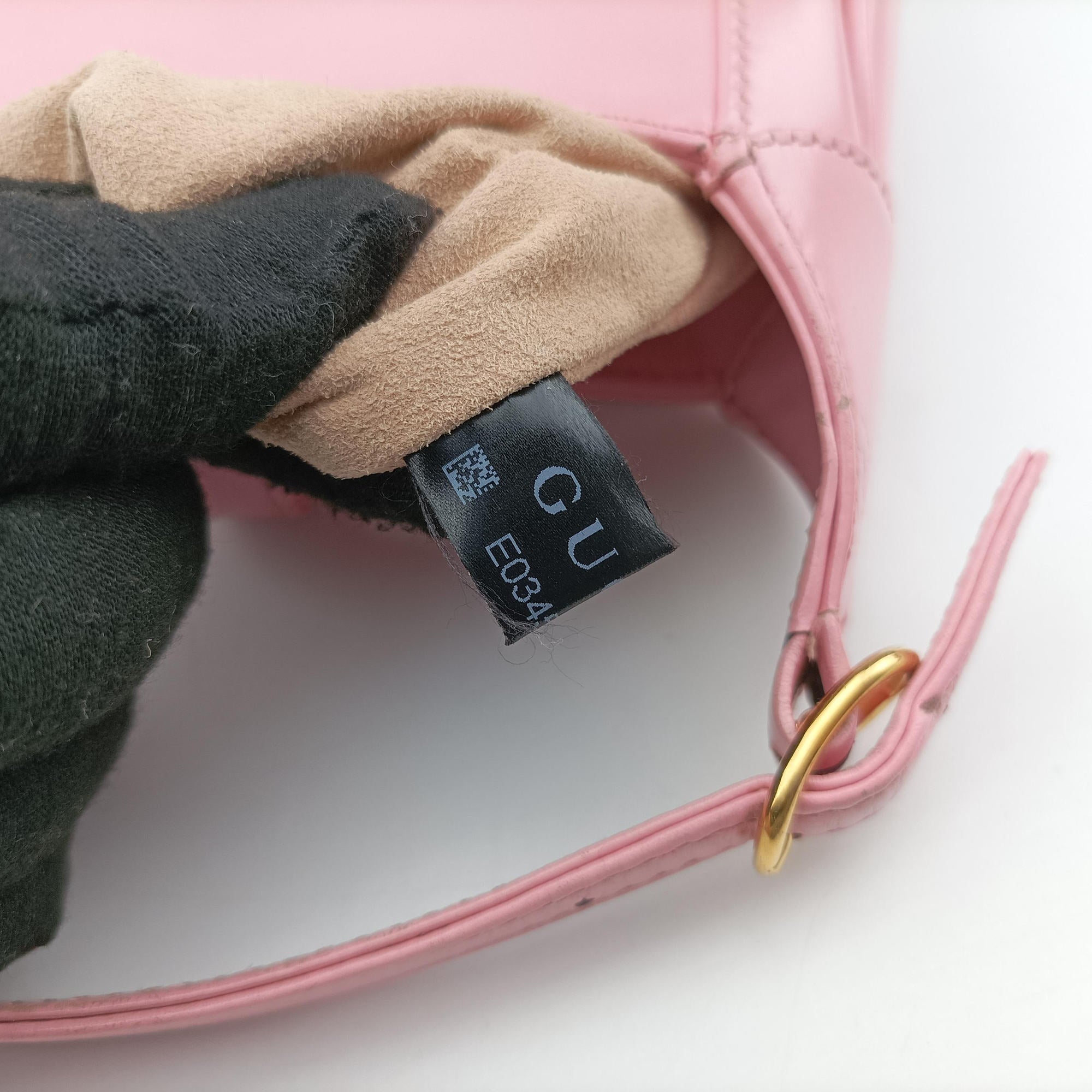 Secondhand Gucci JACKIE 1961 Pink Leather 637091 shoulderbag | stylenewstar