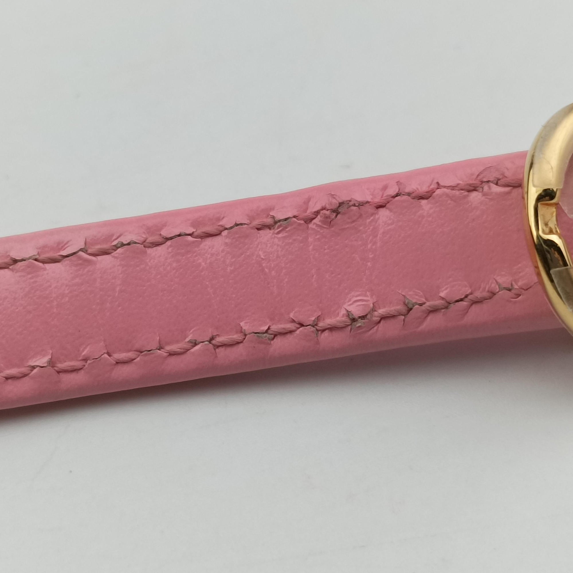 Secondhand Gucci JACKIE 1961 Pink Leather 637091 shoulderbag | stylenewstar