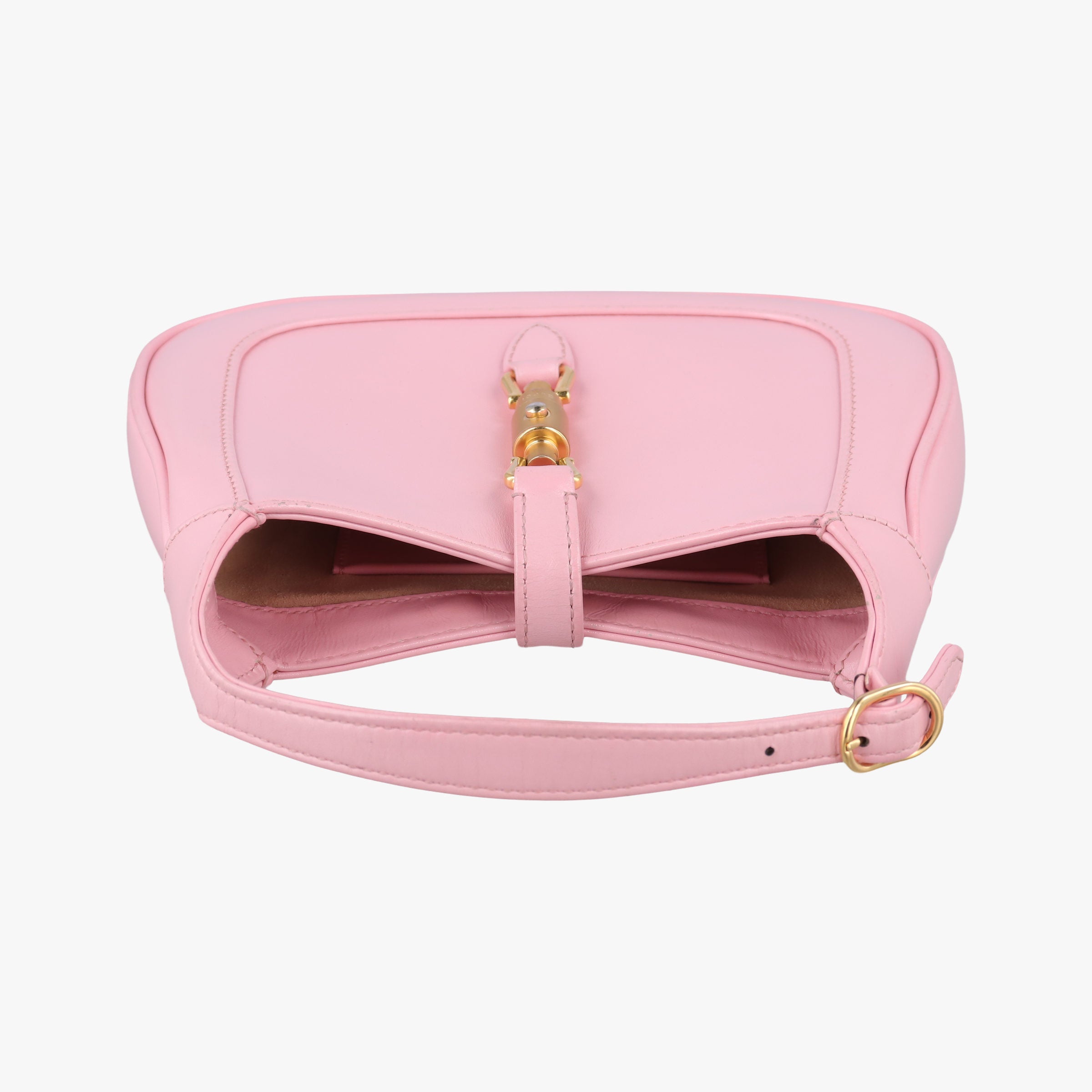 Secondhand Gucci JACKIE 1961 Pink Leather 637091 shoulderbag | stylenewstar