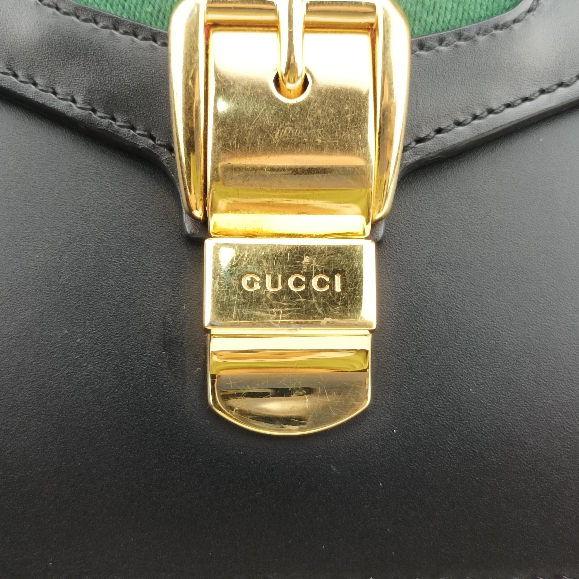 Vintage Gucci Sylvie Black Leather 470270 shoulderbag | stylenewstar