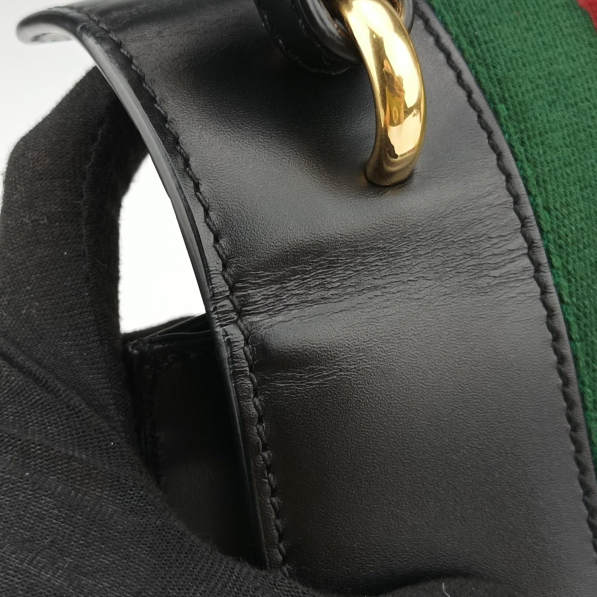 Vintage Gucci Sylvie Black Leather 470270 shoulderbag | stylenewstar