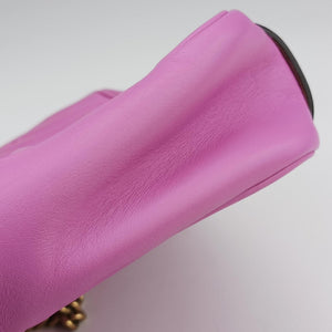 Secondhand Gucci GG Marmont Purple Leather 443497 shoulderbag | stylenewstar