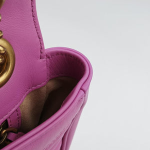 Secondhand Gucci GG Marmont Purple Leather 443497 shoulderbag | stylenewstar