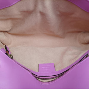 Secondhand Gucci GG Marmont Purple Leather 443497 shoulderbag | stylenewstar