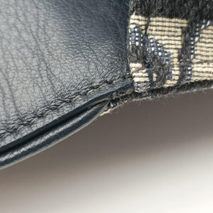 Vintage Christian Dior Saddle Navy×Gray jacquard  bum bag/waist bag | stylenewstar