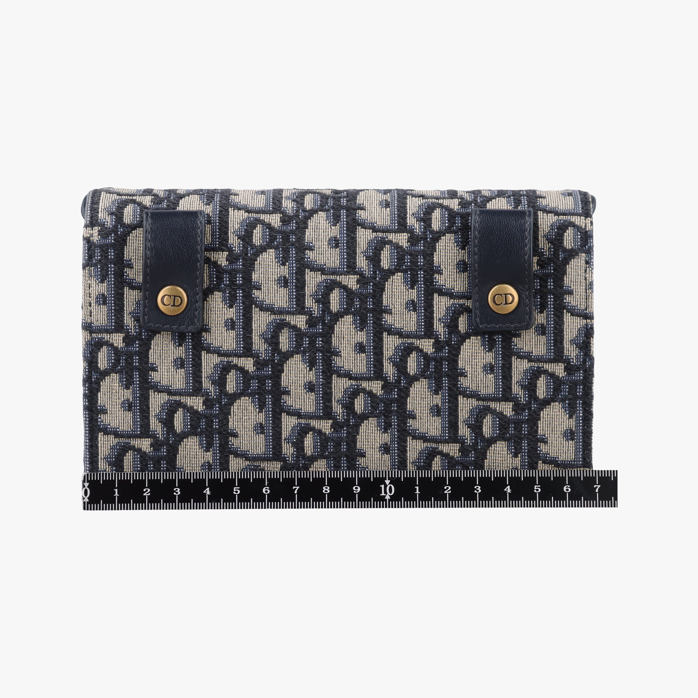 Vintage Christian Dior Saddle Navy×Gray jacquard  bum bag/waist bag | stylenewstar