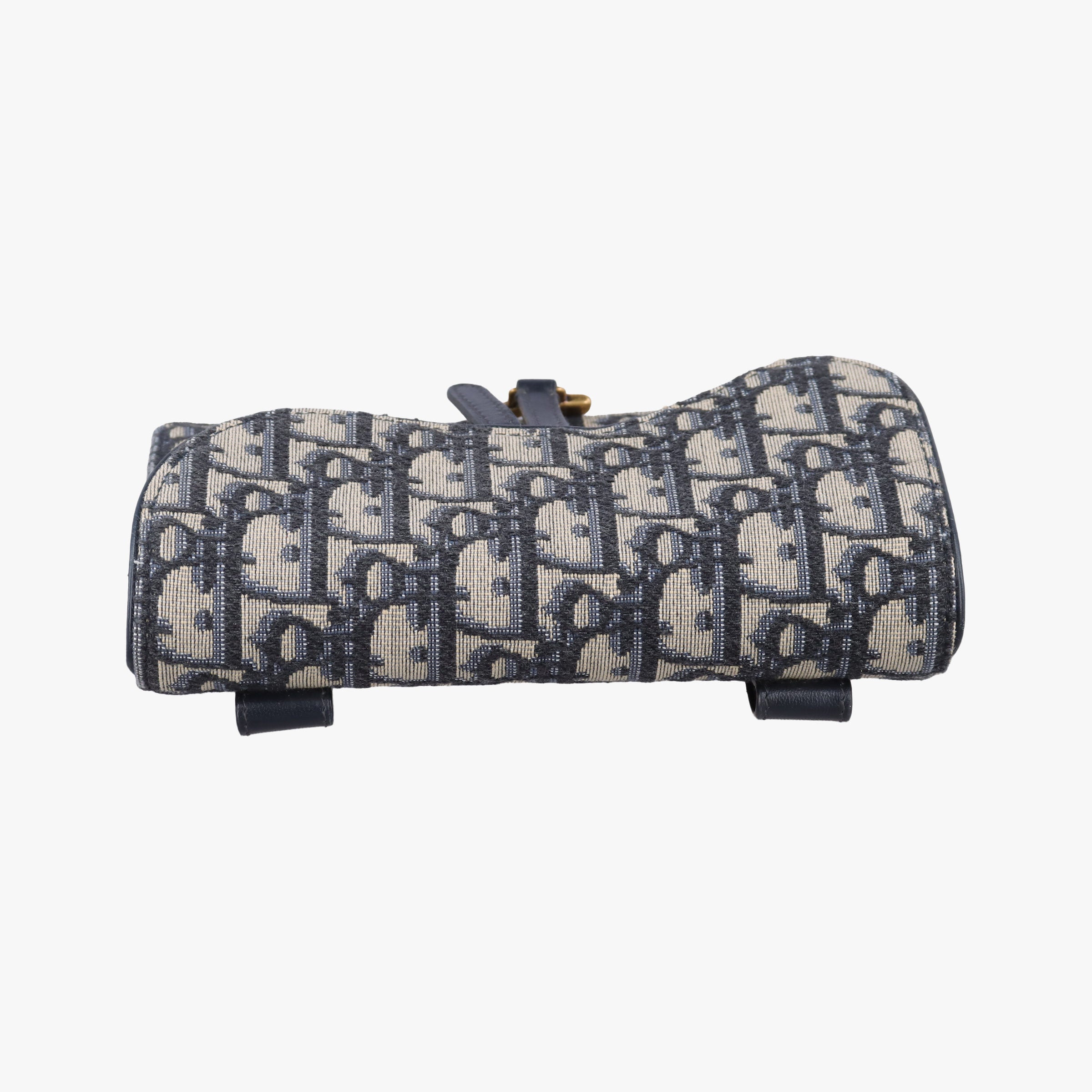 Vintage Christian Dior Saddle Navy×Gray jacquard  bum bag/waist bag | stylenewstar