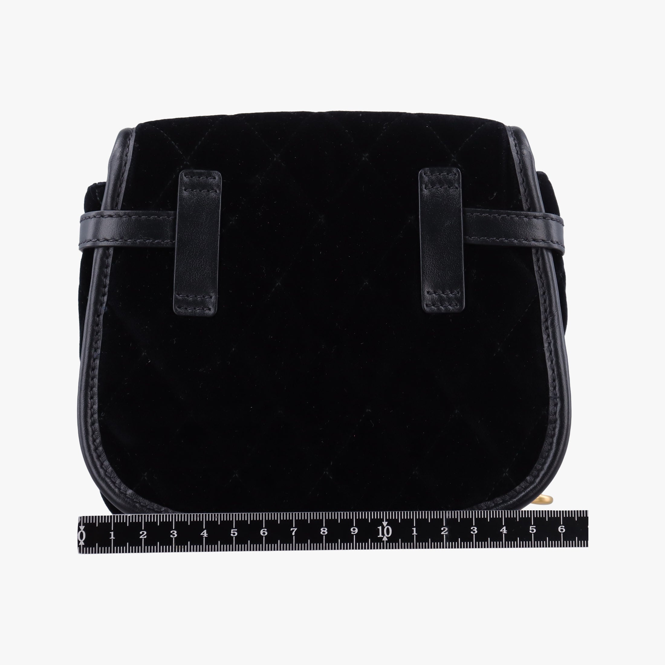 Pre-owned Prada Fringe Charms Black Leather×velour IBL002 shoulderbag | stylenewstar