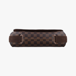 Pre-owned Louis Vuitton BROOKLYN MM EBENE Damier Canvas N51211 shoulderbag | stylenewstar