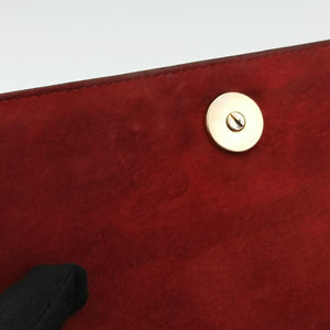 Pre-owned Christian Dior Diorama Red lambskin  shoulderbag | stylenewstar