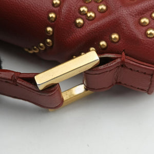 Pre-owned Christian Dior Diorama Red lambskin  shoulderbag | stylenewstar