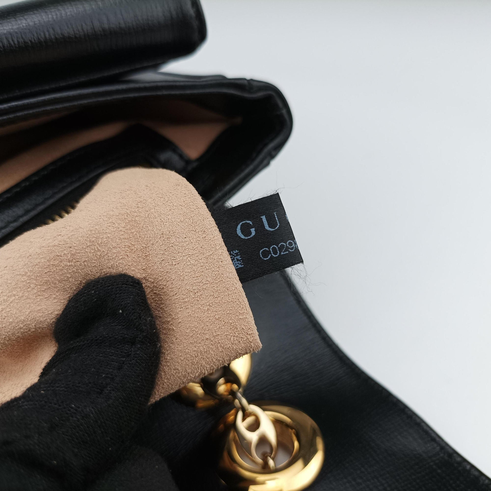 Vintage Gucci Marina Black Leather 576421 shoulderbag | stylenewstar