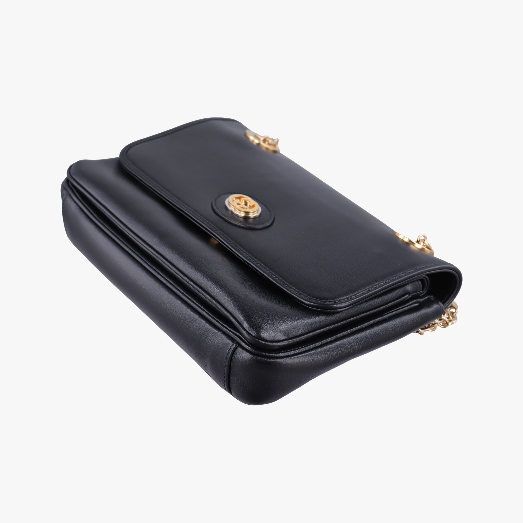 Vintage Gucci Marina Black Leather 576421 shoulderbag | stylenewstar