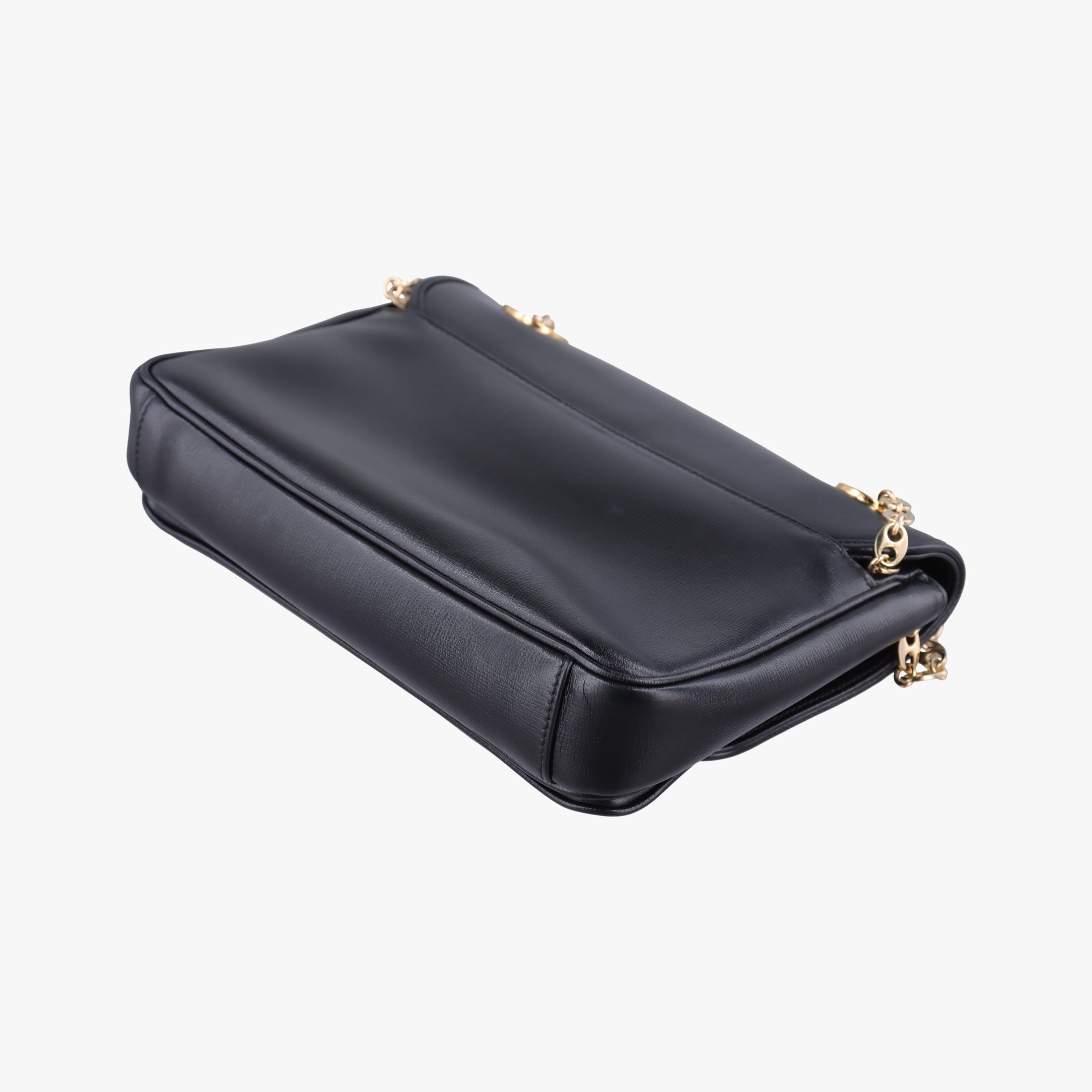Vintage Gucci Marina Black Leather 576421 shoulderbag | stylenewstar