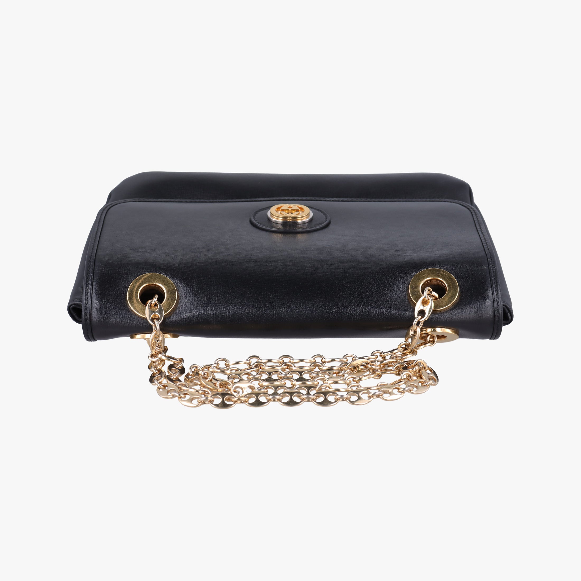 Vintage Gucci Marina Black Leather 576421 shoulderbag | stylenewstar