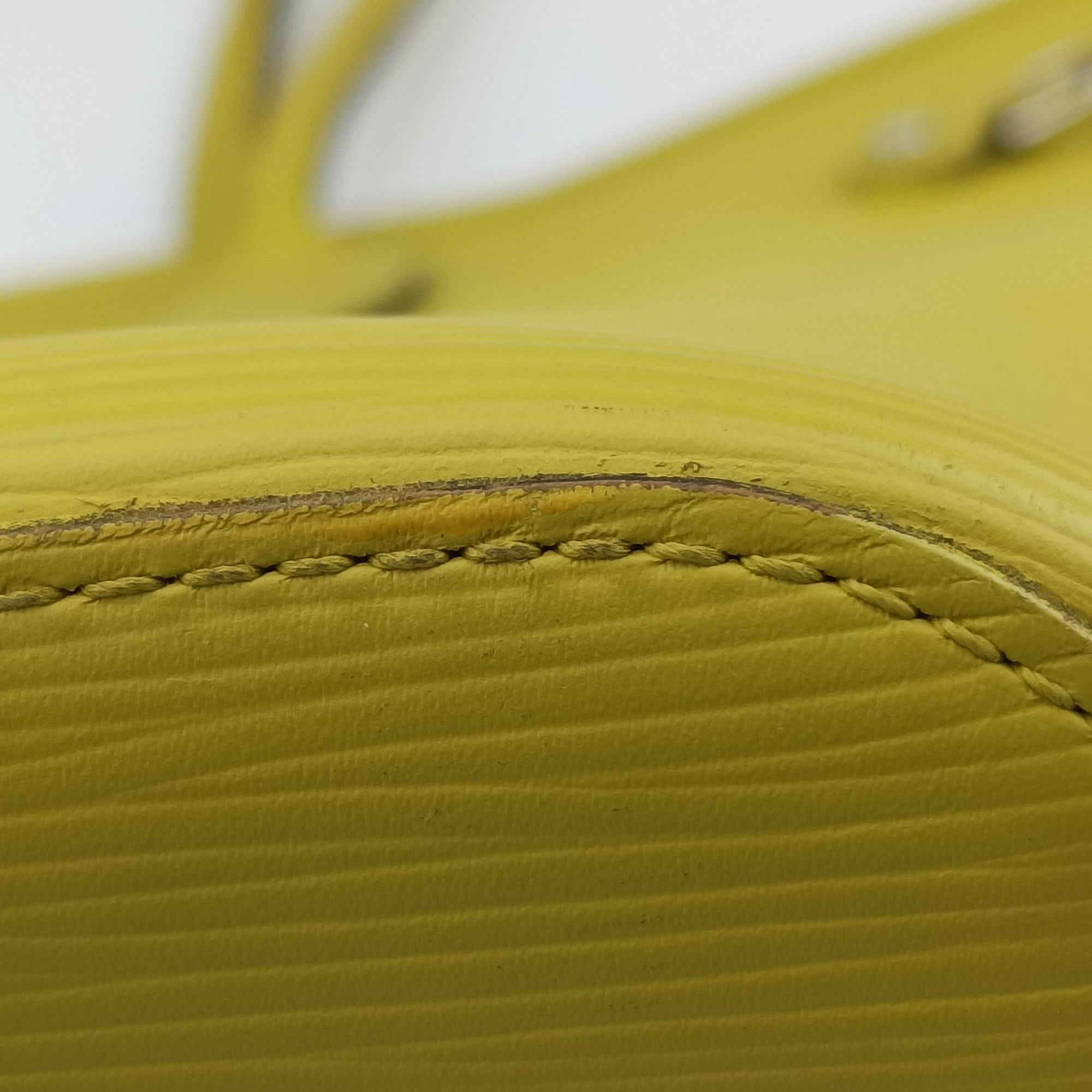 Secondhand Louis Vuitton NEVERFULL PM Pistache Epi M40961 shoulderbag | stylenewstar