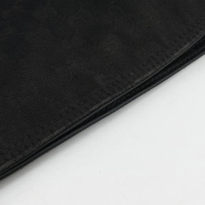 Pre-owned Gucci GG Canvas Black Leather×Canvas 308930 shoulderbag | stylenewstar