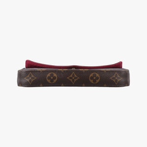 Pre-owned Louis Vuitton Pochette Felicie Brown Monogram Canvas M61276 shoulderbag | stylenewstar