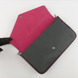 Secondhand Louis Vuitton Pochette Felice Noir×Pink Epi M64579 shoulderbag | stylenewstar