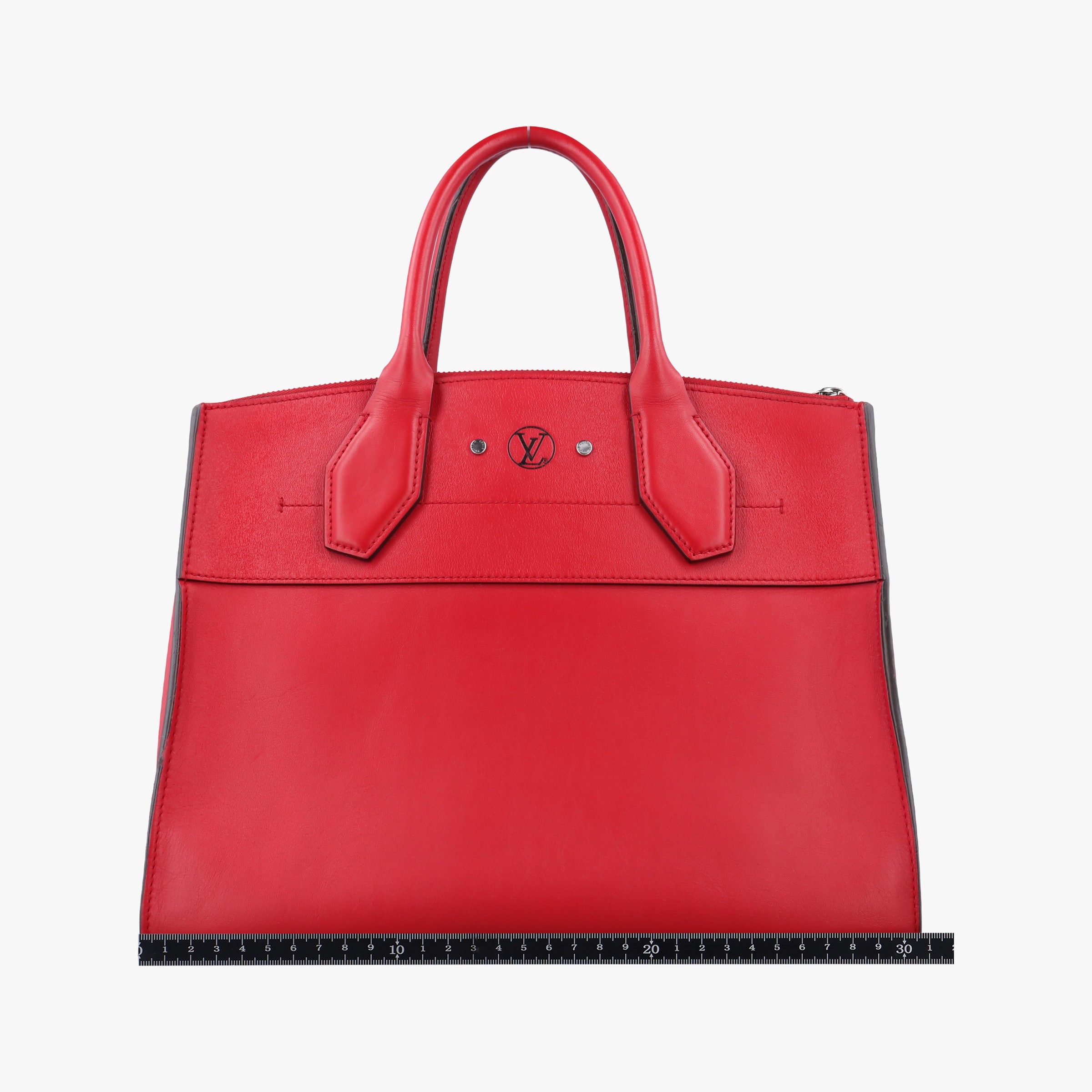 Vintage Louis Vuitton City Steamer MM RUBIS Leather M51027 handbag | stylenewstar