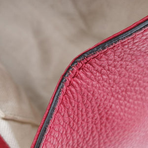 Pre-owned Gucci GG Marmont Red Leather 442622 shoulderbag | stylenewstar