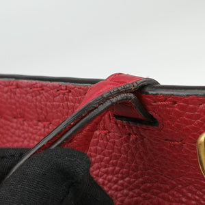 Pre-owned Gucci GG Marmont Red Leather 442622 shoulderbag | stylenewstar