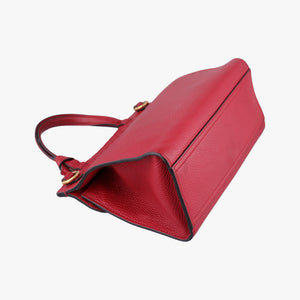 Pre-owned Gucci GG Marmont Red Leather 442622 shoulderbag | stylenewstar