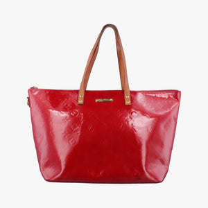 Pre-owned Louis Vuitton Bellevue GM Pomme d'Amour Vernis M93587 handbag | stylenewstar