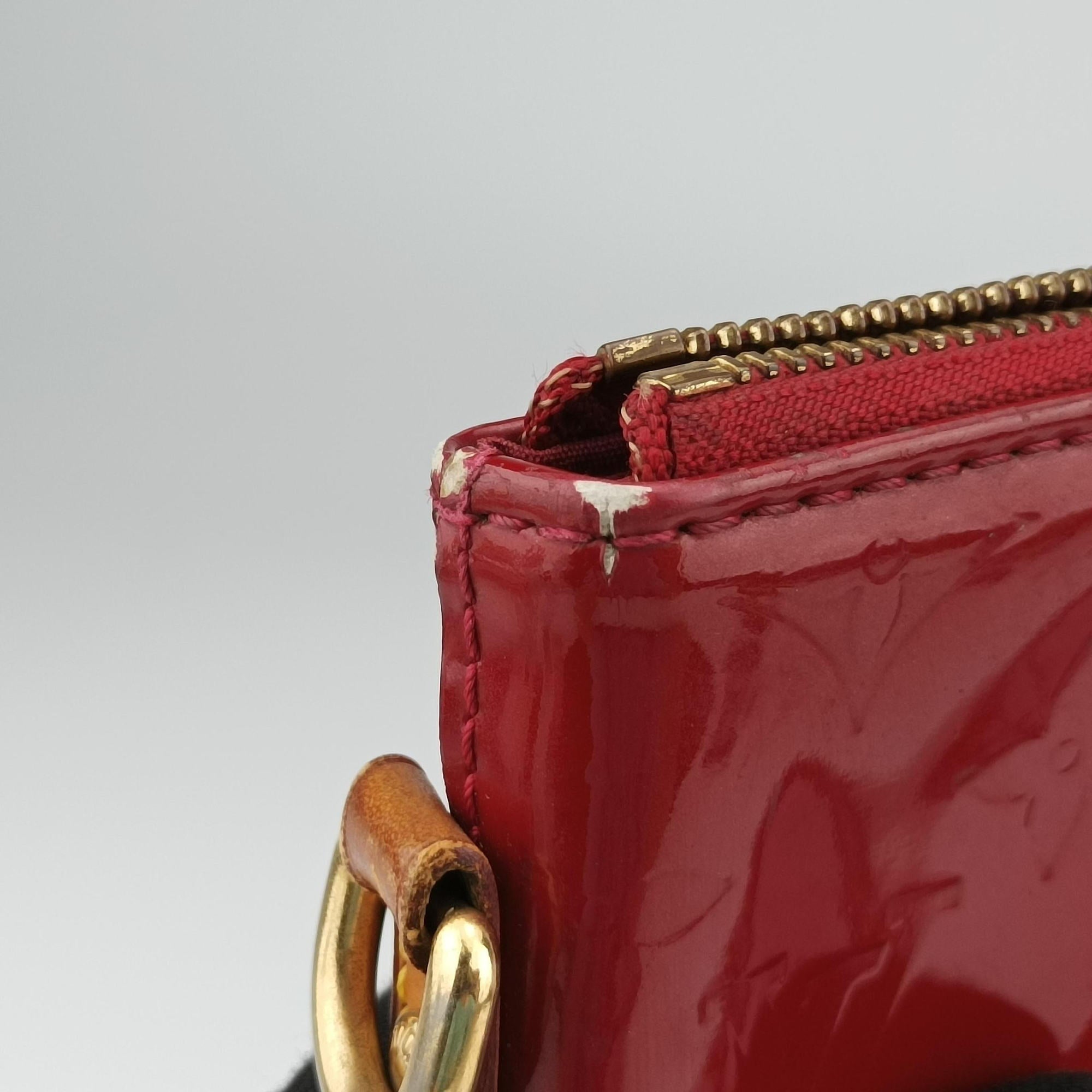 Pre-owned Louis Vuitton Bellevue GM Pomme d'Amour Vernis M93587 handbag | stylenewstar