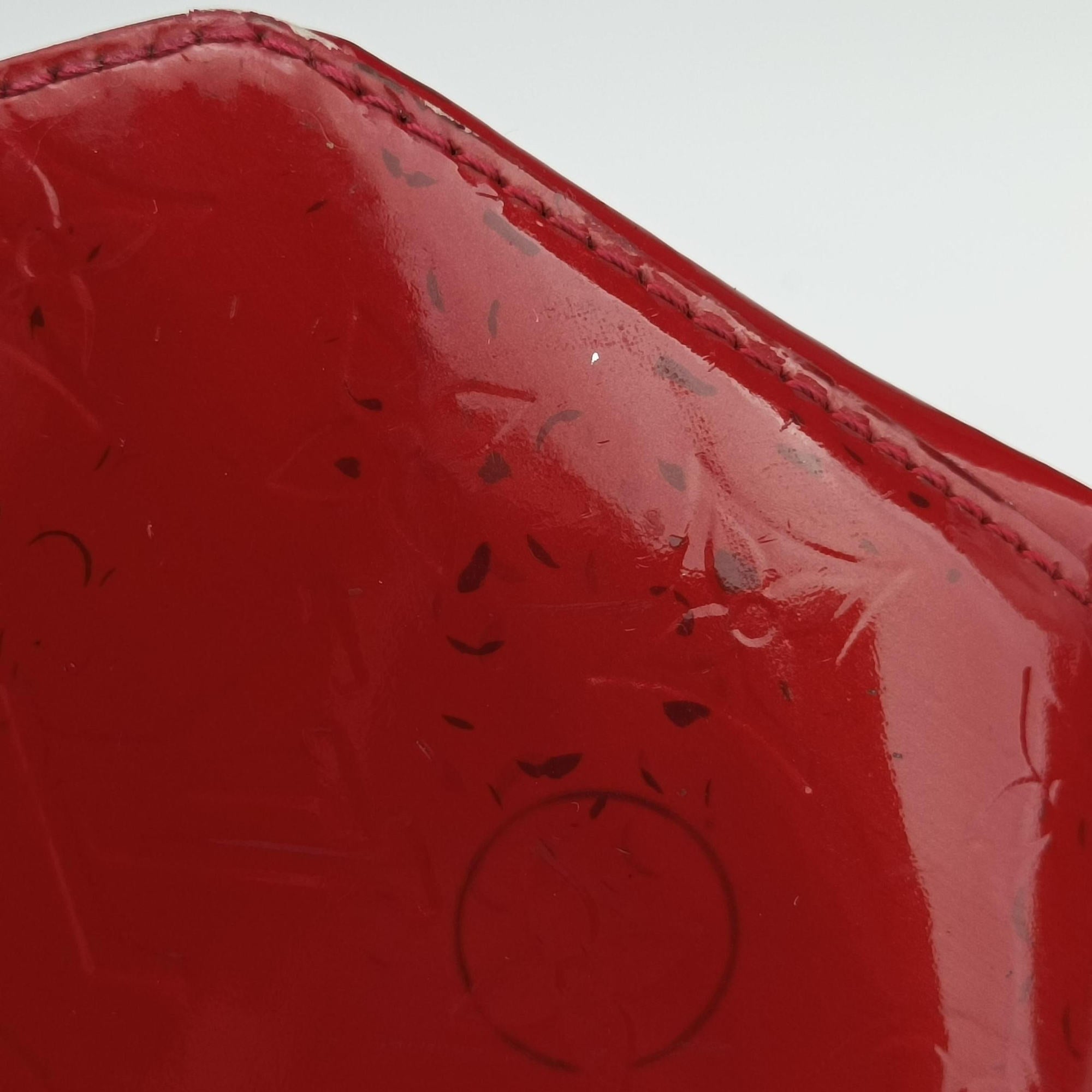 Pre-owned Louis Vuitton Bellevue GM Pomme d'Amour Vernis M93587 handbag | stylenewstar