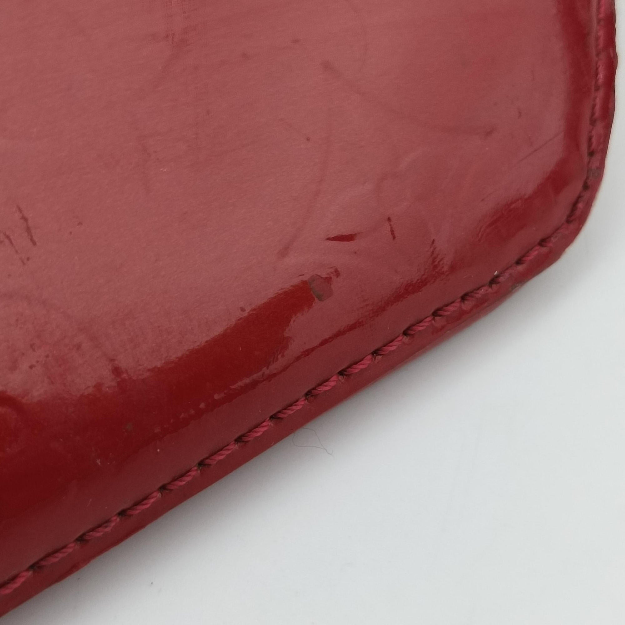 Pre-owned Louis Vuitton Bellevue GM Pomme d'Amour Vernis M93587 handbag | stylenewstar