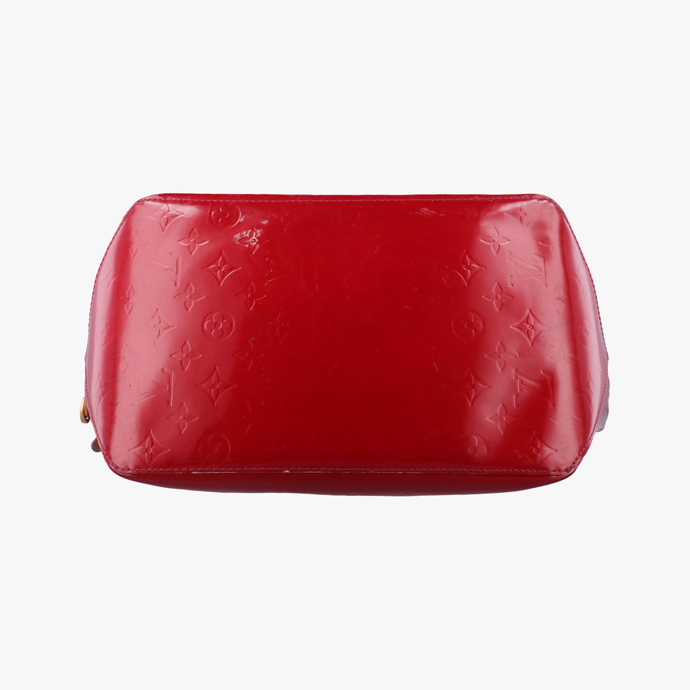 Pre-owned Louis Vuitton Bellevue GM Pomme d'Amour Vernis M93587 handbag | stylenewstar