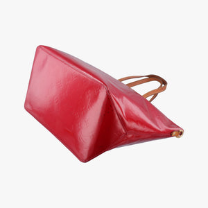 Pre-owned Louis Vuitton Bellevue GM Pomme d'Amour Vernis M93587 handbag | stylenewstar