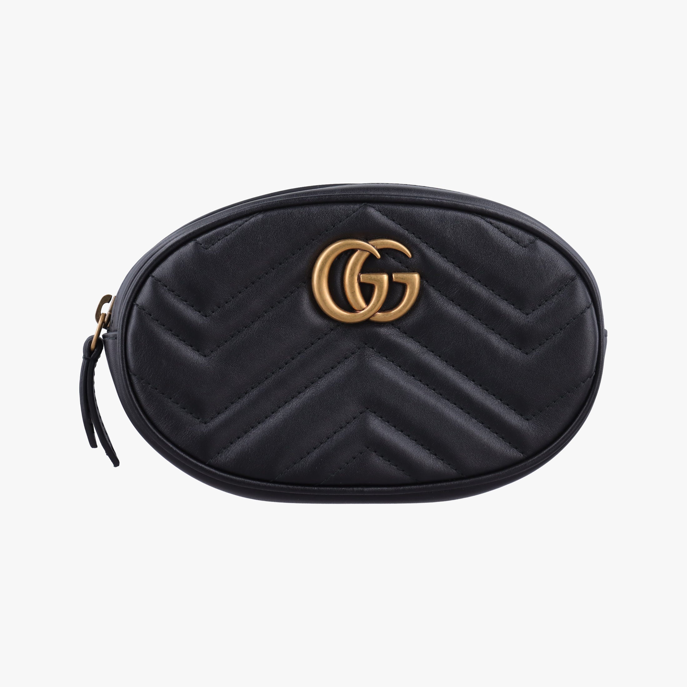 Vintage Gucci GG Marmont Black Leather 476434 clutchbag | stylenewstar