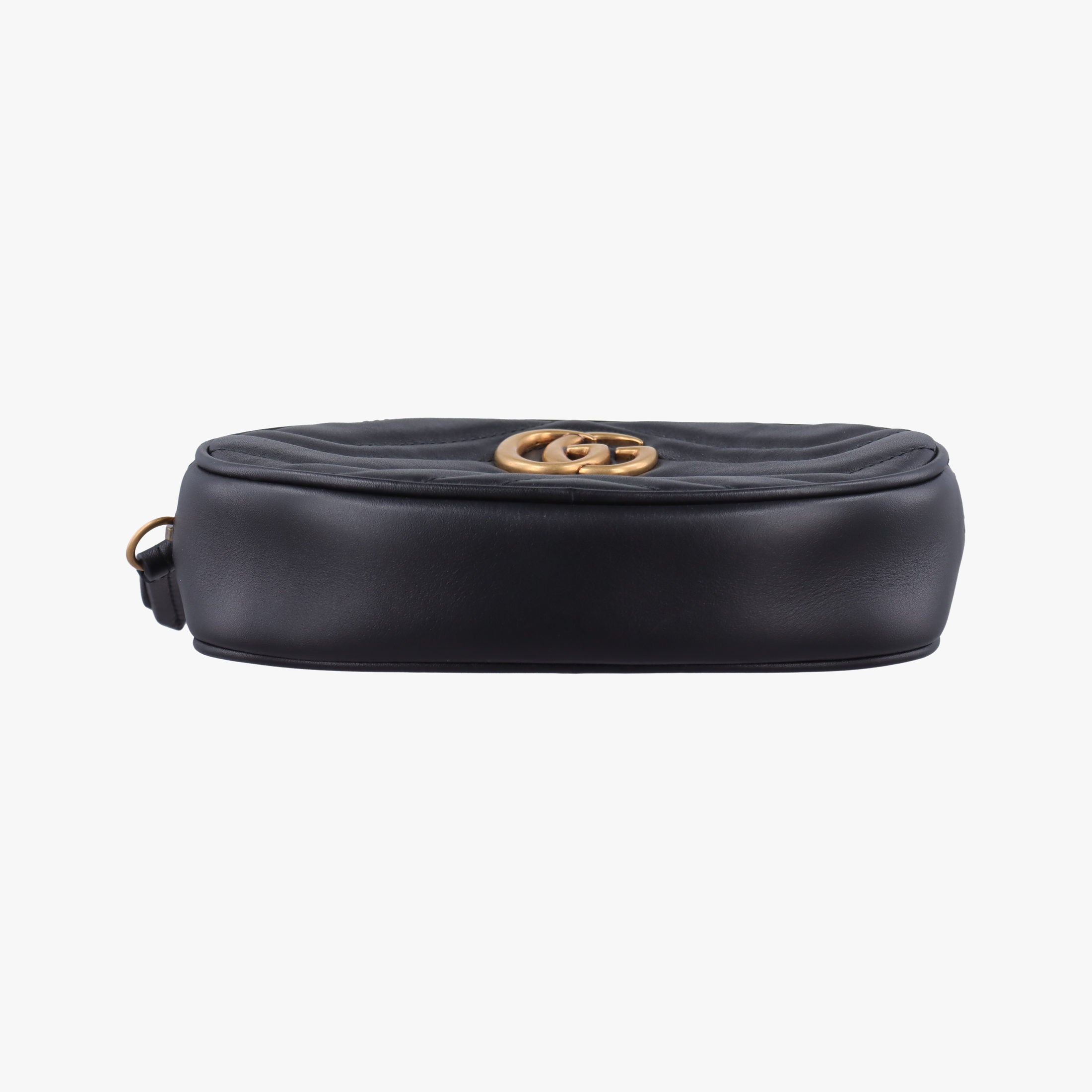 Vintage Gucci GG Marmont Black Leather 476434 clutchbag | stylenewstar