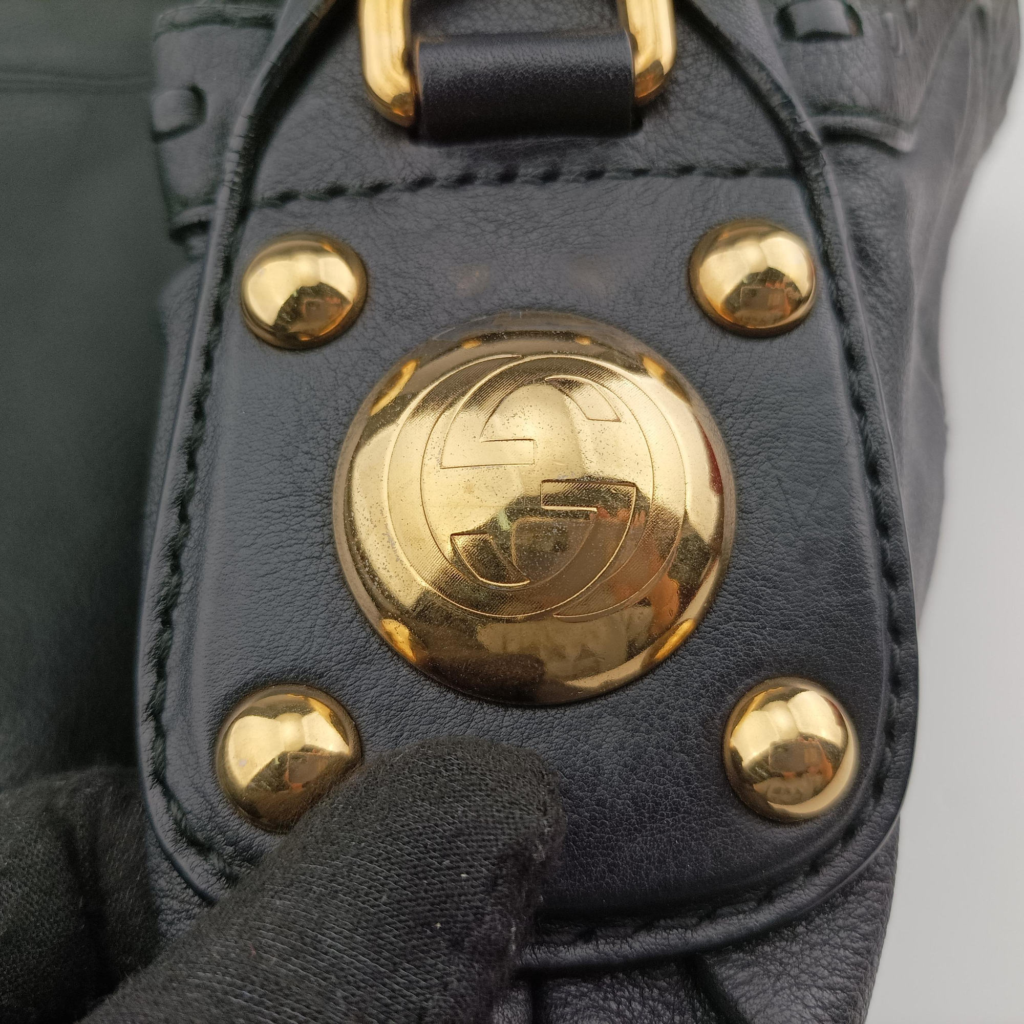 Vintage Gucci Sunset hobo Black Leather 269933 shoulderbag | stylenewstar