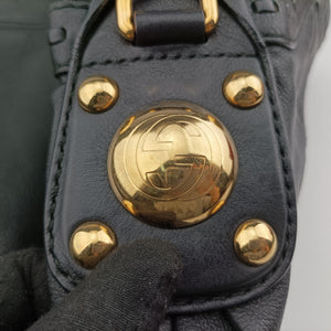 Vintage Gucci Sunset hobo Black Leather 269933 shoulderbag | stylenewstar