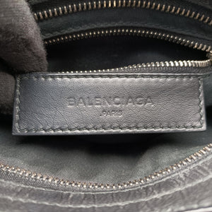 Pre-owned Balenciaga Classic City Mini Black lambskin  shoulderbag | stylenewstar