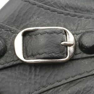 Pre-owned Balenciaga Classic City Mini Black lambskin  shoulderbag | stylenewstar