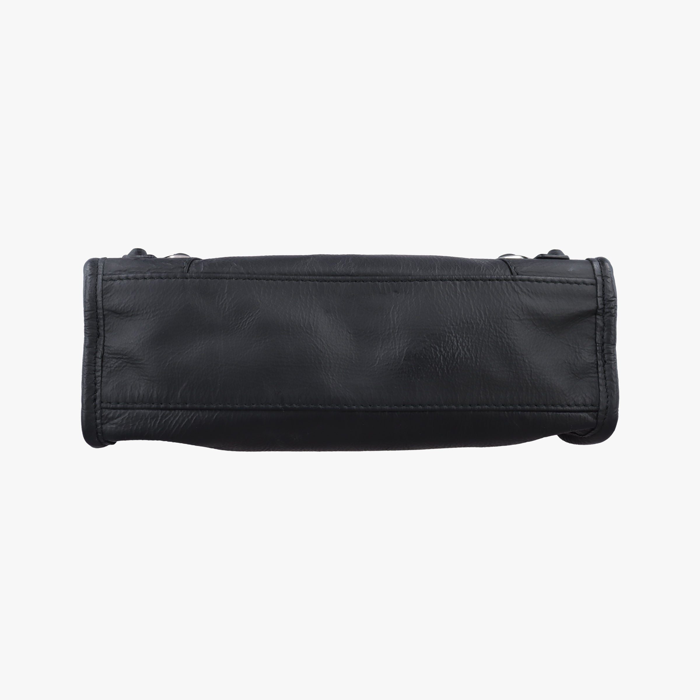 Pre-owned Balenciaga Classic City Mini Black lambskin  shoulderbag | stylenewstar