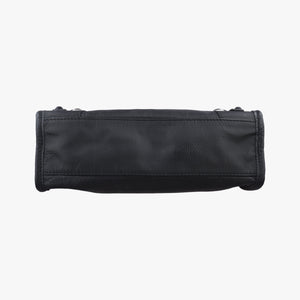 Pre-owned Balenciaga Classic City Mini Black lambskin  shoulderbag | stylenewstar