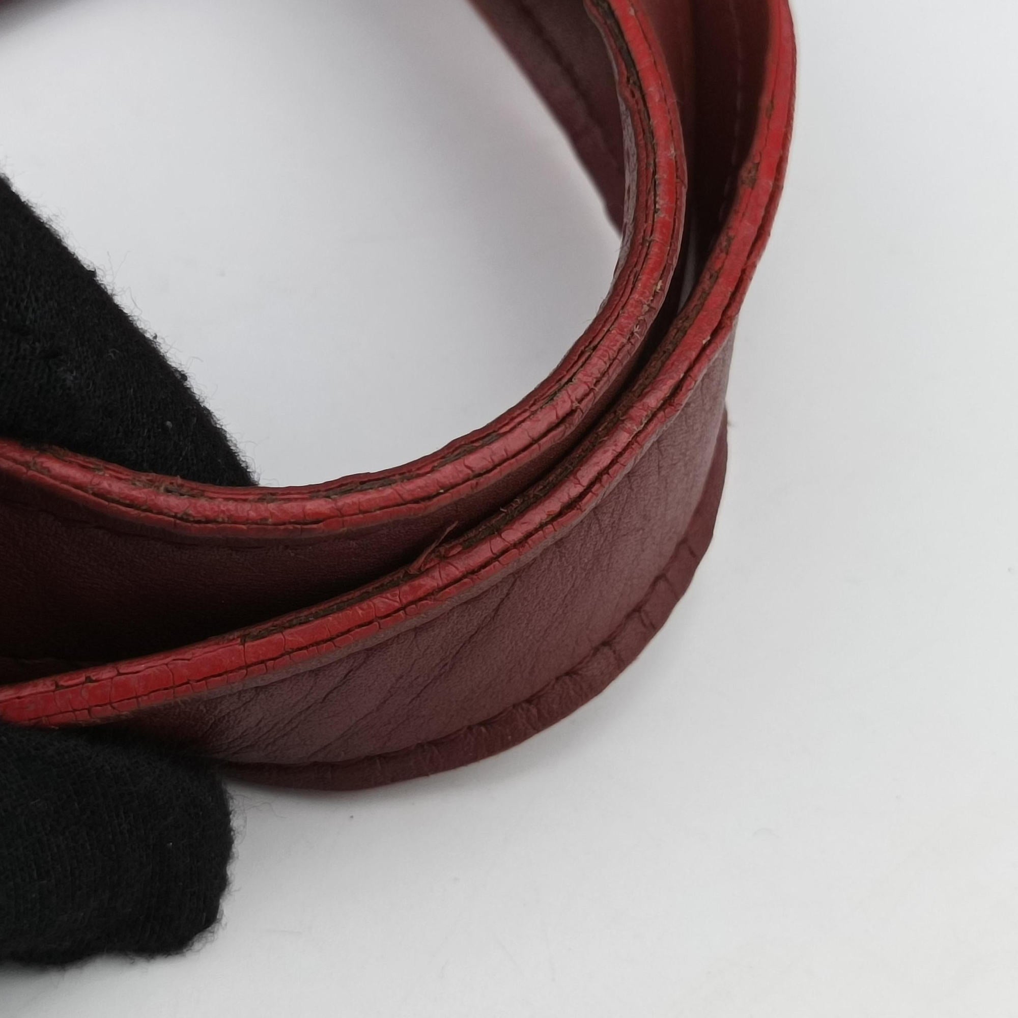 Vintage Chanel Matelasse Pop tote Red Leather x Felt  shoulderbag | stylenewstar
