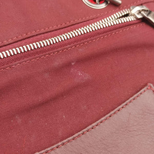 Vintage Chanel Matelasse Pop tote Red Leather x Felt  shoulderbag | stylenewstar