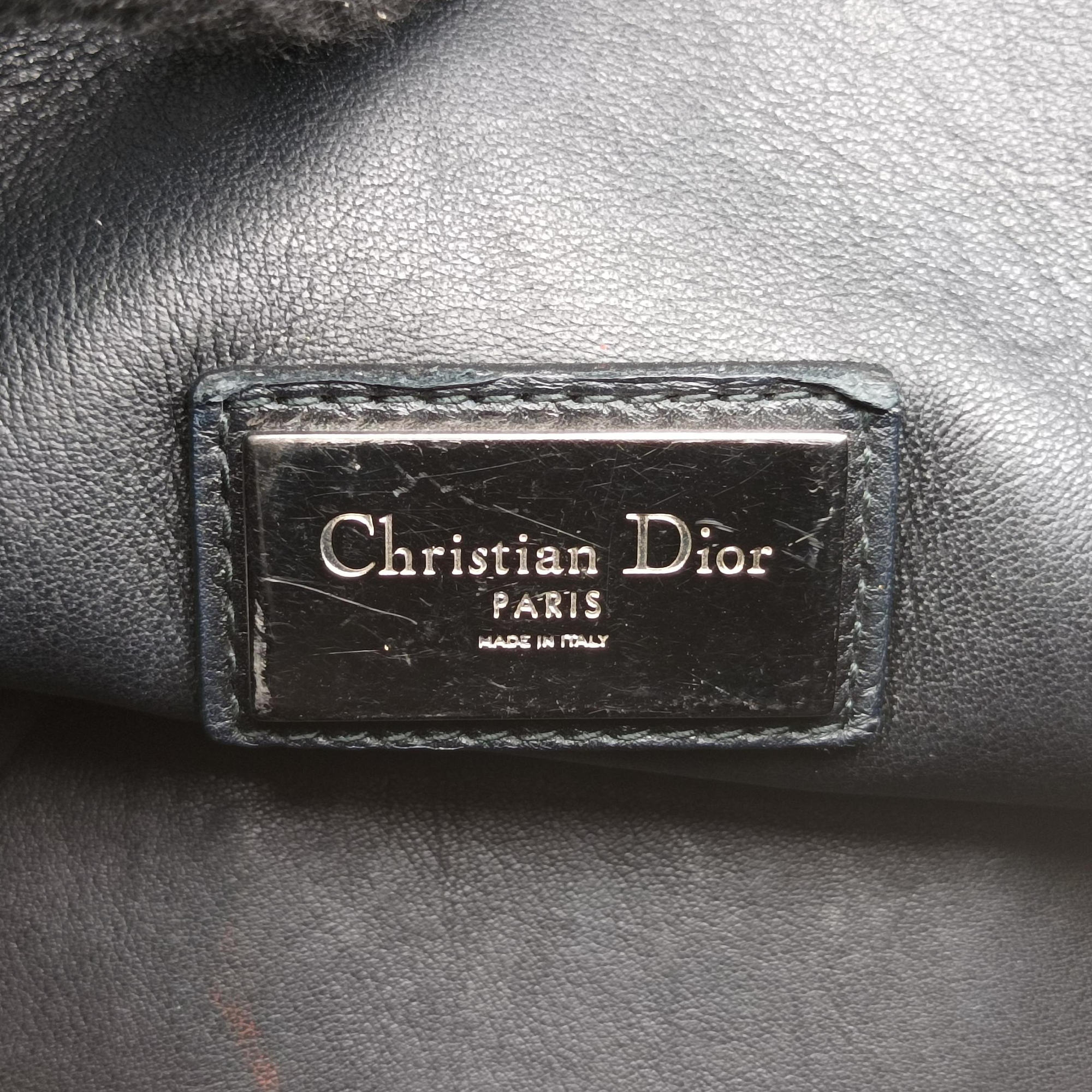 Pre-owned Christian Dior Camouflage Print Bowler Multicolour canvas  handbag | stylenewstar